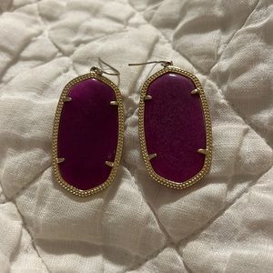 EUC Kendra Scott Purple Danielle Earring